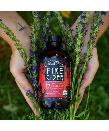 Herbal Revolution Organic Fire Tonic 8 oz - Natural Immune Support - Buy Online on GoSupps.com