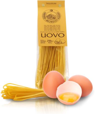  Ferrari Arrighetti Srl Antico Pastificio Morelli 1860 Srl Tagliolini eierpasta en tarwekiemen 8 packs of 250 g - Buy Online on GoSupps.com