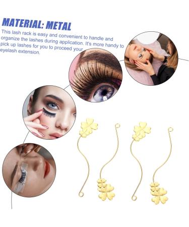 Amosfun 4pcs Eyelash Try-on Strip Gold Mascara False Eyelashes Applicator Tool Eyelash Holder Photo Frame 3d - Buy Online on GoSupps.com