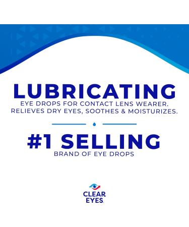 Clear Eyes Eye Drops - Multi-Action Relief for Contact Lens Wearers | 2 Count | Fast International Shipping - Buy Online on GoSupps.com