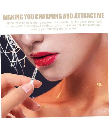 Angoily 1 Set Lip Mask Brush Pink Scrub Brush Silica Gel Lips - Buy Online on GoSupps.com