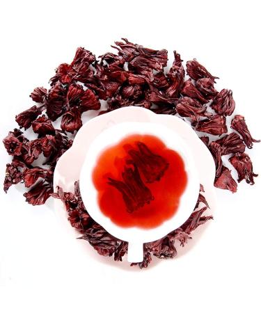 Buy Organic Roselle Hibiscus Tea - Dried Hibiscus Blooms 50g | Health Benefits International Shipping - Buy Online on GoSupps.com