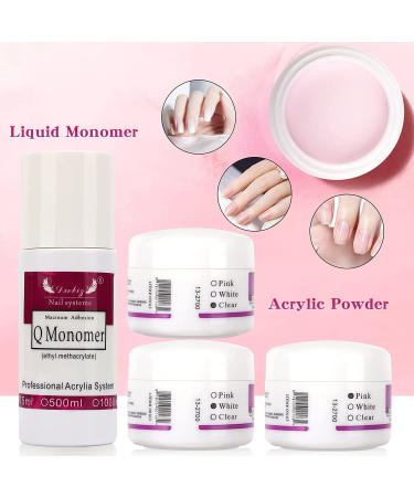 Flexible Nail Practice Hand Kit with Nail Drill, Dryer Lamp & Acrylic Powder - Beginner's Fake Nail Training Set - Buy Online on GoSupps.com