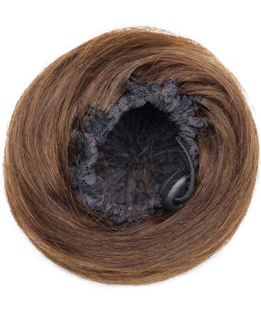Human Hair Scrunchies Buns Updo Hairpieces #4 Medium Brown (30g) - Buy Online on GoSupps.com