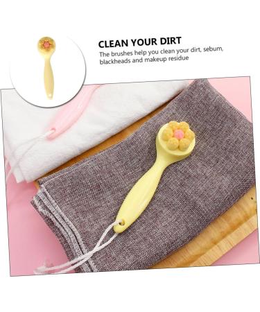 DOITOOL 1pc Face Brush Removing Blackhead Brush Pore Cleaner Brush Soft Bristle Facial Brush Facial Exfoliating Brush Home Facial Brush Cleansing Brush Household Plastic Miss - Buy Online on GoSupps.com