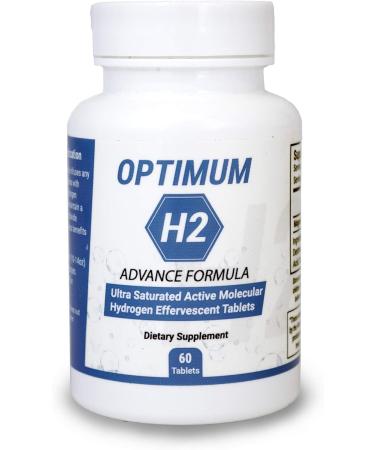 Qlife Optimum H2 Water Fizzy Tablets with Magnesium for Energy Recovery - 60 Tablets - Buy Online on GoSupps.com