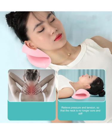 Kenanlan Neck & Shoulder Tension Relief Device | Pink Neck Traction Cushion for Pain Relief & Cervical Alignment - Buy Online on GoSupps.com