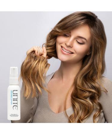 Hair Care Pack Bundle With Unite 7Seconds Detangling Spray 59ml with Heat Protection and UV Protection Langley Green Wet and Dry Bobble in Pink - Buy Online on GoSupps.com