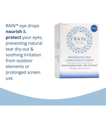 Buy Rain Preservative Free Eye Drops | Natural Dry Eye Relief Formula for Comfort - Buy Online on GoSupps.com