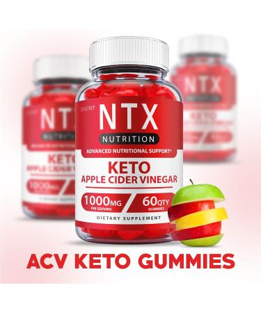 Ntx Keto Gummies 3-Pack - Official Vegan Formula for Weight Loss - Includes ACV, Vitamin B12, and Beet Root Juice - 180 Gummies - Buy Online on GoSupps.com