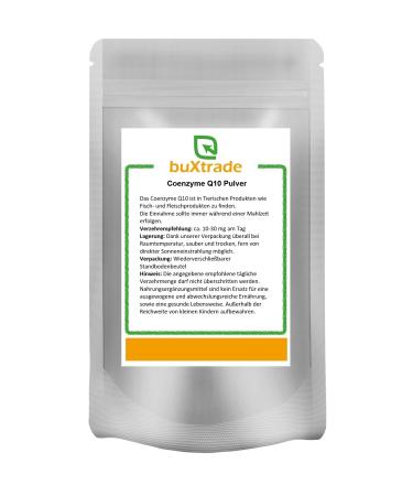 100 g Coenzyme Q10 powder | Vegans | GMO Free | Buxtrade