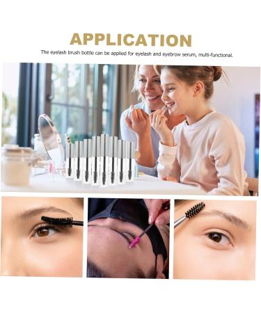 MAGICLULU 8pcs Mascara Empty Tube Refillable Mascara Tube Clear Mascara Bottles Portable Supplies Miss - Buy Online on GoSupps.com