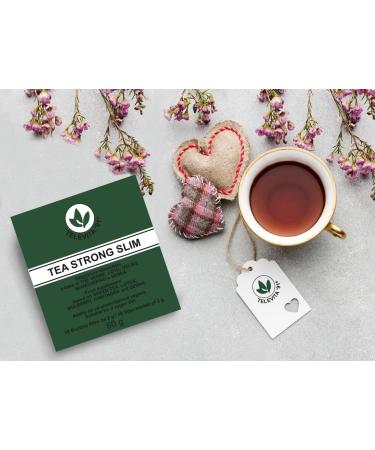  Nat Life TE' VERT FORTE STRONG ANTI-ADIPOSI 30 sachets detoxifying laxative packaging in Italian and English - Buy Online on GoSupps.com