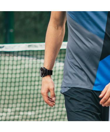 Pencoda for Garmin Fenix 7X/6X/5X Plus Band  26mm Titanium Metal Quick Release Easy Fit Watch Bands with Double Button Clasp for Garmin Fenix 7X/6X Pro/5X/5X Plus Smartwatch (Black) - Buy Online on GoSupps.com