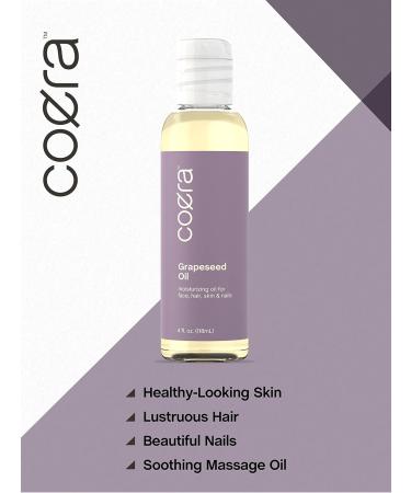 Horb ach Grapeseed | 4 fl oz | Moisturizing Oil for Face Hair Skin and Nails | Free of Parabens SLS & Fragrances | Coera - Buy Online on GoSupps.com