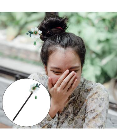 Shop Lurrose Chinese Hair Stick & Pearl Hairpin | Retro Opal Hair Jewelry for Women & Girls - Buy Online on GoSupps.com