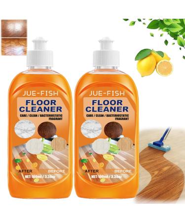 Powerful Decontamination Floor Cleaner Wood Floor Cleaning Tile Cleaner All-Purpose Concentrated Degreaser Multi-purpose Floor Cleaner Cleans Hardwood Tile & Floors Stain Free (2pc)