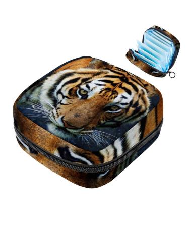 Tiger Animal Sanitary Napkierte Menstruation Pad Bag Portable menstrual cup pocket with zipper for teenagers girls women color 5