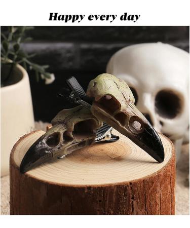 Halloween Hair Clips - Scary Cosplay Skull Barrette For Hair Styling Halloween Hairpiece For Women Hairstyle Decorative Accessory For Day Of The Dead Holidays - Buy Online on GoSupps.com