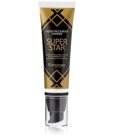 Gorgeous Cosmetics Superstar Liquid Face and Body Shimmer Bronze