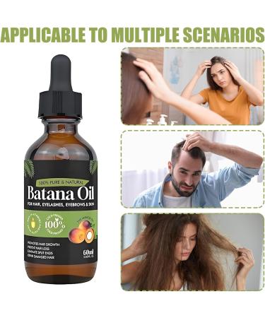 Hair Growth Oil 60ml Anti-Frizz Conditioner | Nourishing and Moisturizing Hair Treatment - For Follicles Volume Reduced Hair Loss and Split Ends - Buy Online on GoSupps.com