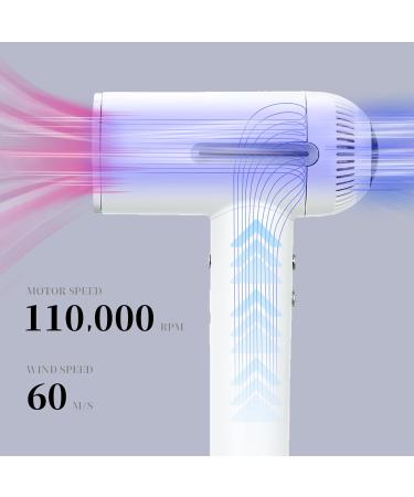 Premium 1600W Ionic Hair Dryer - 7 Temps 31 Modes Intelligent Control Self-Cleaning | Low Noise & LCD Display | Ideal for Facial Care - Buy Online on GoSupps.com