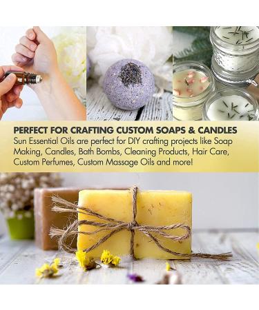 Sun Essential Oils 4oz - Pure Lemongrass Essential Oil for Diffuser & Cleaning | Aromatherapy Oil - 100% Natural & Fresh - Buy Online on GoSupps.com