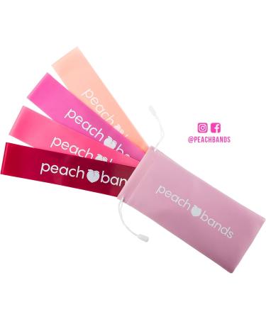 Peach Bands Resistance Bands Set | Best Exercise Workout Bands for Legs & Butt | International Shipping - Buy Online on GoSupps.com