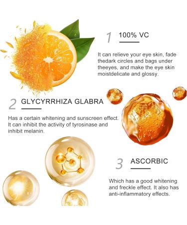Vitamin C Eye Serum for Anti-Ageing, Wrinkles, Puffy Eyes & Dark Circles - Buy Online on GoSupps.com