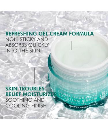DERMACENTRIC Hydration Boosting Water Gel Lightweight Korean Skincare Moisturizer with Hyaluronic Acid for Soft Radiant-Looking Skin For All Skin Types (1.69 oz) - Buy Online on GoSupps.com