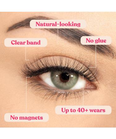 Silly George SuperNatural Lash | Lightweight Comfortable Natural Look | Flexible Band for Easy Wear (Halley) - Buy Online on GoSupps.com