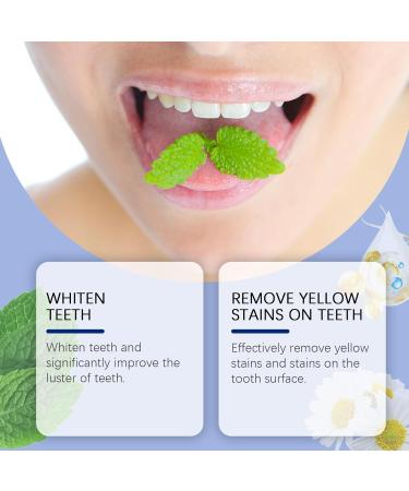 Cleaning Toothpaste - Teeth Brightening Stain Removal Enamel Care Mint Fresh Mild Daily Oral Care(5pcs) - Buy Online on GoSupps.com