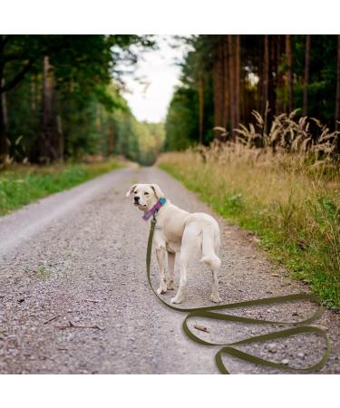 Buy Wolfone 9m Army Green Dog Training Leash - Waterproof Durable & Easy-Care for Recall Swimming Camping & More | International Shipping Available - Buy Online on GoSupps.com