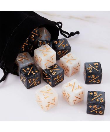 48-Piece Dice Counters Loyalty Tokens Set for MTG & CCG Card Games - Buy Online on GoSupps.com