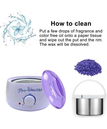 Portable Electric Wax Warmer for Total Body Hair Removal - Facial, Bikini, Armpit - Home Spa Kit for Women, Men - Melting Pot Heater Accessories - Buy Online on GoSupps.com