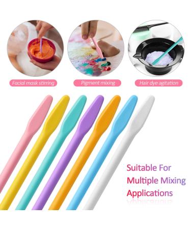 Silicone Stir Stick Set for Facial Masks - 8 Pieces Mud Mask Applicator Tools - Buy Online on GoSupps.com