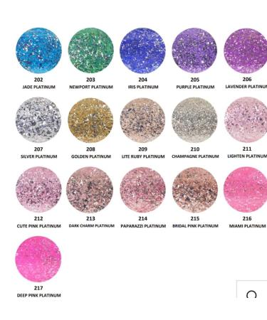 DND DC PLATINUM Gel Polish Lavender Platinum 206 - Glittery Premium Nail Polish - Buy Online on GoSupps.com
