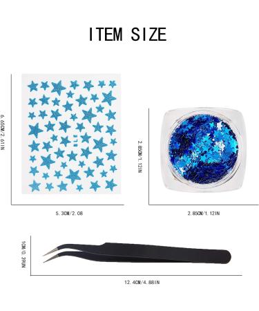 NICENEEDED 12 Boxes Holographic Star Nail Sequins Nail Art Glitter Flakes Sparkles Ultra-Thin Christmas Patterns Glitter Sticker Decals Nail Art Set With Nail Art Stickers For Nail Art Decoration - Buy Online on GoSupps.com