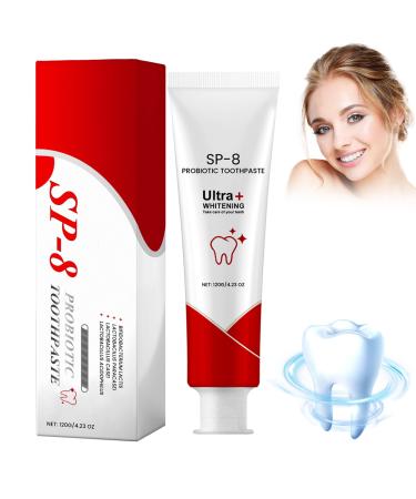 Sp 8 Probiotic Toothpaste, Sp 8 Toothpaste Sp-8 Ultra Whitening Probiotic Toothpaste, Sp 8 Toothpaste Sp 8 Ultra Toothpaste Designed to protect gums and teeth 120 g