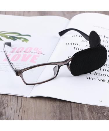 Niniang Eye Patches 24 Pieces Black Eye Patch for Glasses for Lazy Eyes Amblyopia Strabismus for Children - Buy Online on GoSupps.com