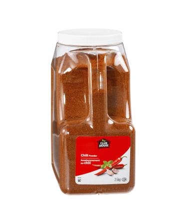 Club House Quality Natural Herbs & Spices CHILI POWDER 2.5kg (pack of 1)