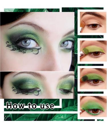 9 Colors Green Matte Eyeshadow Palette Shimmer Yellow Eye Shadow Palette Green Makeup Colorful Blendable Eyeshadow Makeup Palette Waterproof Long Lasting Highly Pigmented Glitter Eye Shadow Pallet - Buy Online on GoSupps.com