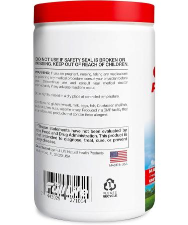 Full Life Collagen Peptides Powder - Bovine Collagen Supplement with Hyaluronic Acid - Hydrolyzed Collagen Powder for Women and Men - Kosher Gluten-Free - 300g - Buy Online on GoSupps.com