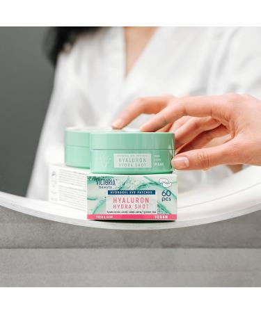 Victoria Beauty Hyaluron Eye Pads - 60 Pads Against Dark Circles with Niacinamide & Aloe Vera | Reduce Bags & Wrinkles - Shop Now! - Buy Online on GoSupps.com