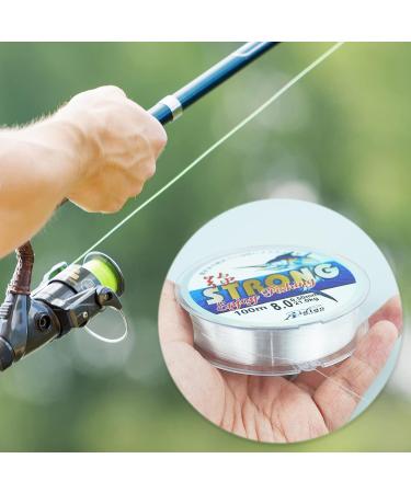 100 Meters Clear Monofilament Fishing Line | 0.5mm Strong Nylon Tension Wire | International Shipping Available - Buy Online on GoSupps.com