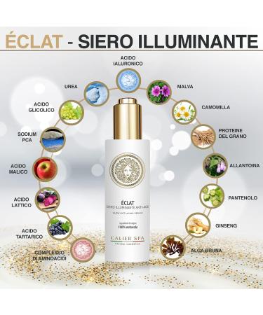  Calier SPA Radiance Face Serum - Illuminating Anti-Ageing with High Concentration of Precious Active Ingredients 100% Natural - Buy Online on GoSupps.com
