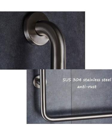 L Shaped Grab Bars for Bathtubs and Bathroom Angled Polished Chrome Grab Rail for Bathroom Safety Support Rail for Disabled & erly Wa - Buy Online on GoSupps.com