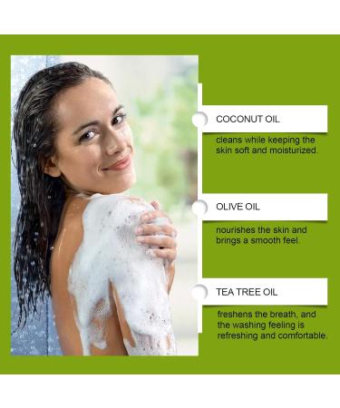  Raevior Tea Tree Oil Soap Bar - with Coconut Oil & Turmeric Natural Foot & Body Soap for Healthy Skin Facial Cleanser and Body Oder Herbal Cleansing Soaps Odor Control & Daily Refreshing Cleanse (4pcs) - Buy Online on GoSupps.com