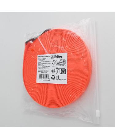 Looxmeer Rubberized Dog Tow Lines - 3m to 30m Leashes for Small & Medium Dogs | Neon Orange Practice Leash - Buy Online on GoSupps.com