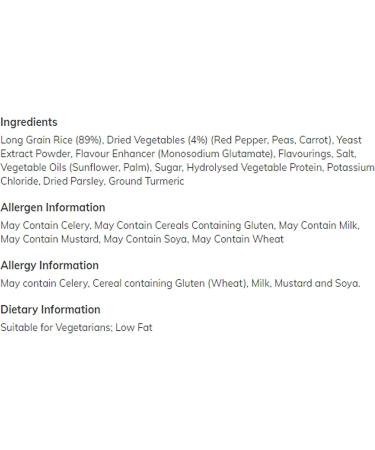  The Bramble Bay Batchelors Super Chicken Rice 90g | Delicious Meals Ready in Minutes | Suitable for Vegetarians | Low Fat | Pack of 10 - Buy Online on GoSupps.com